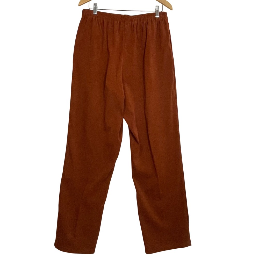 VTG Bob Mackie Wearable Art L 2pc Set Rust Embroidered Jacket Pants Hong‎ Kong - Picture 9 of 16